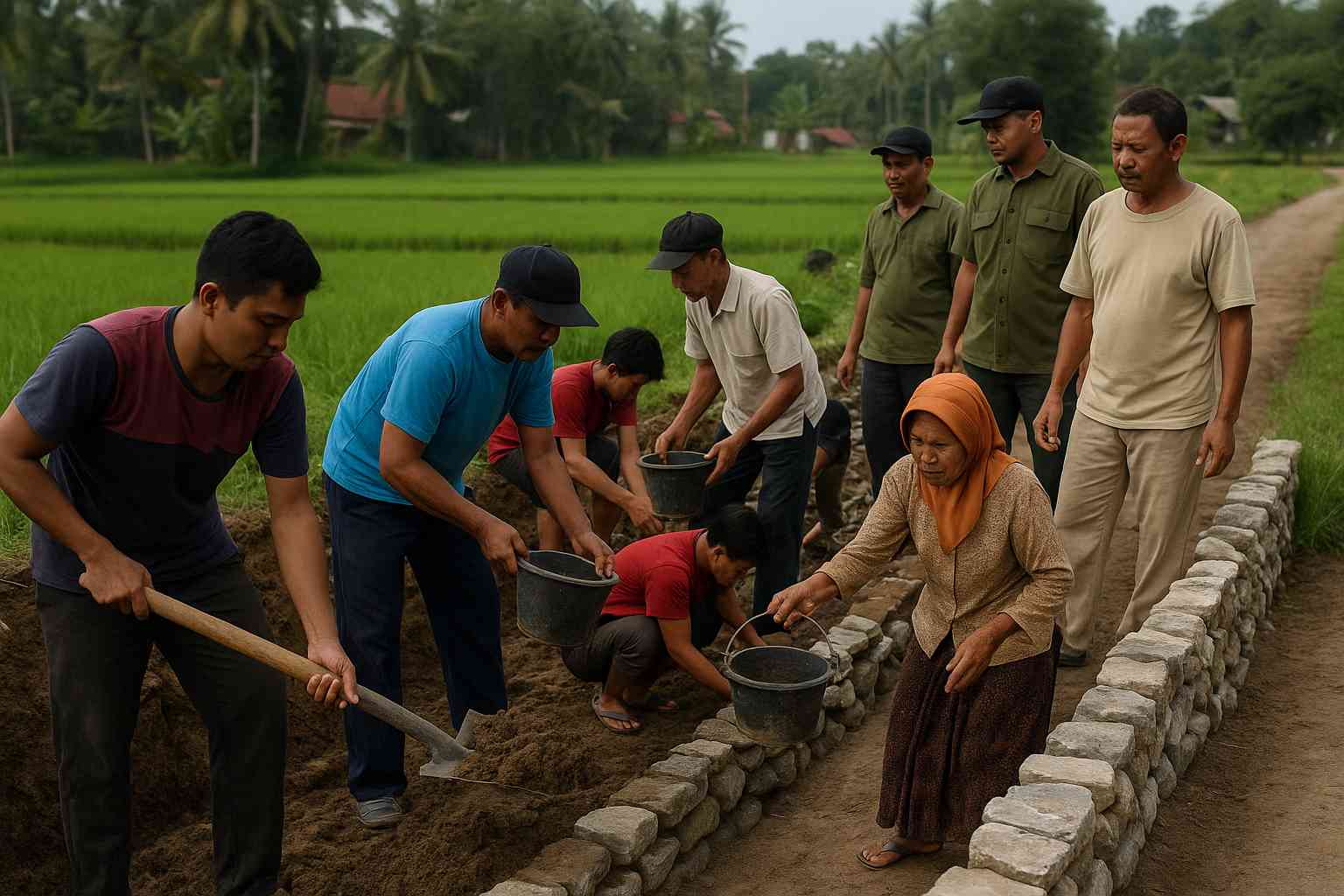 Semangat Gotong Royong, Fondasi Kuat Pembangunan Nasional