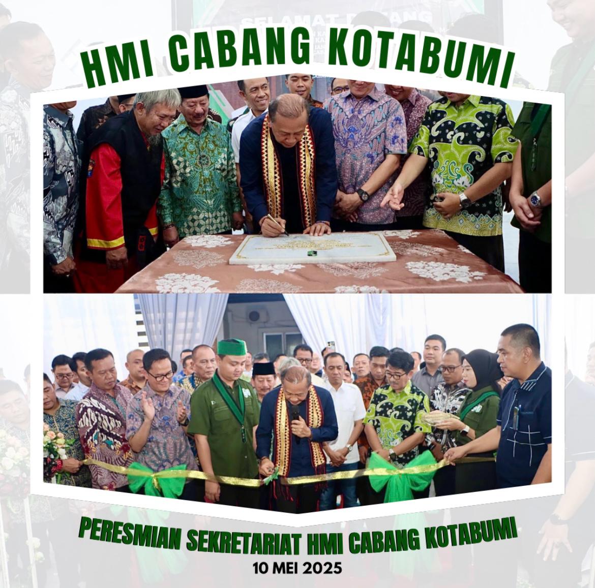 Peresmian Gedung Sekretariat HMI Cabang Kotabumi Prov. Lampung, Langkah Strategis Menuju Masa Depan