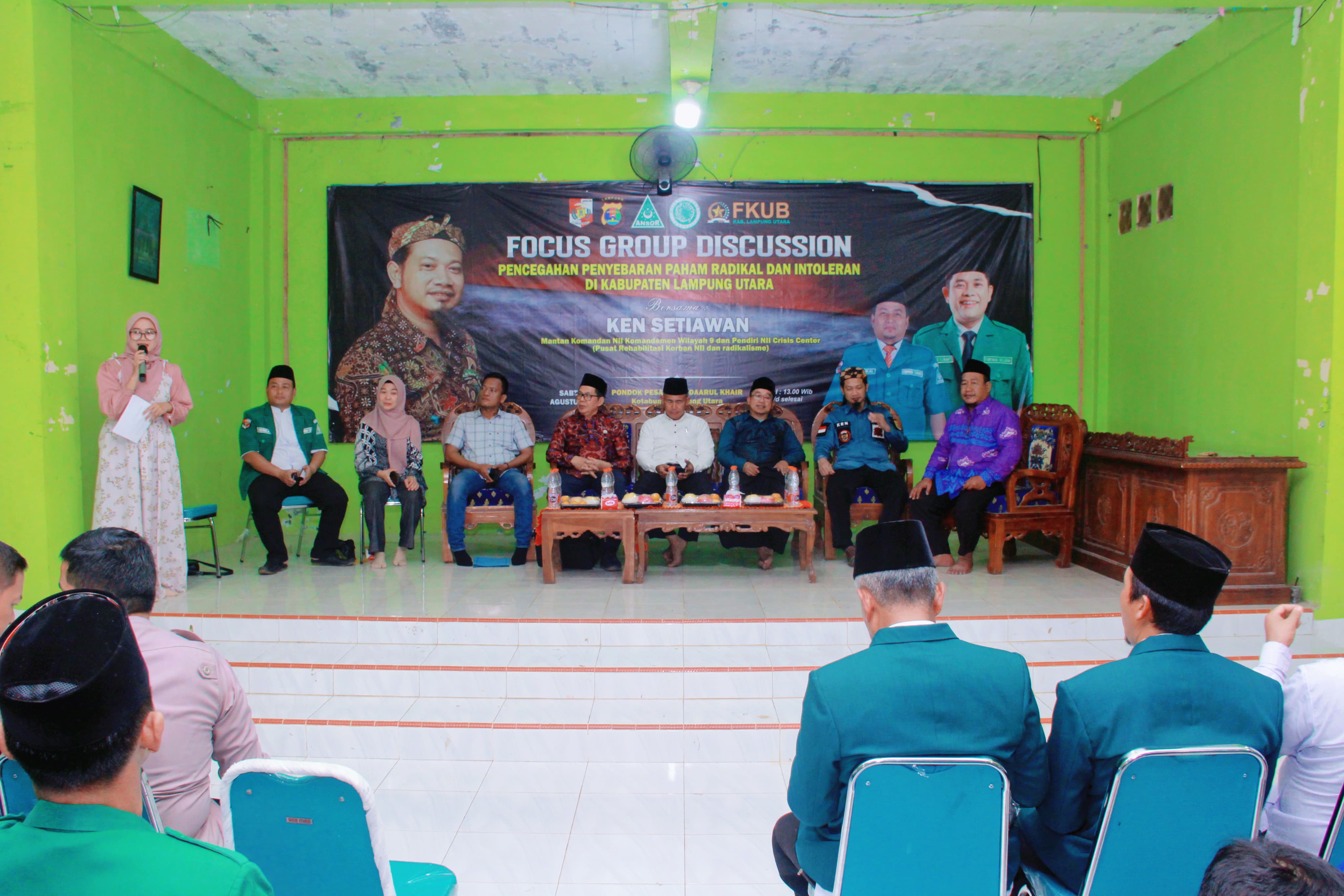 GP Ansor Lampung Utara Gelar FGD, Perkuat Upaya Cegah Radikalisme dan Intoleransi