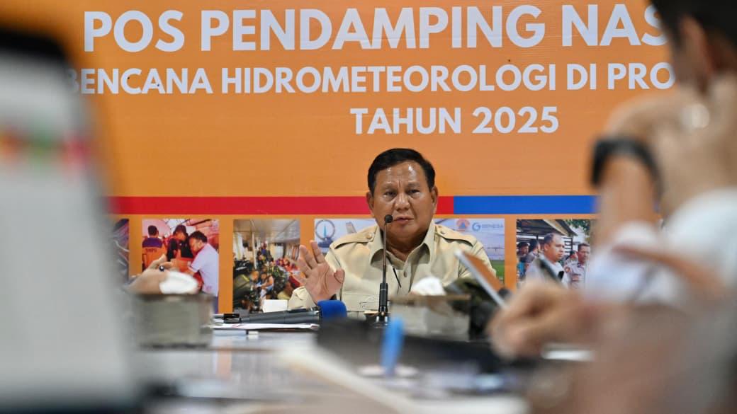Presiden Prabowo Tinjau Langsung Penanganan Bencana di Sumatera